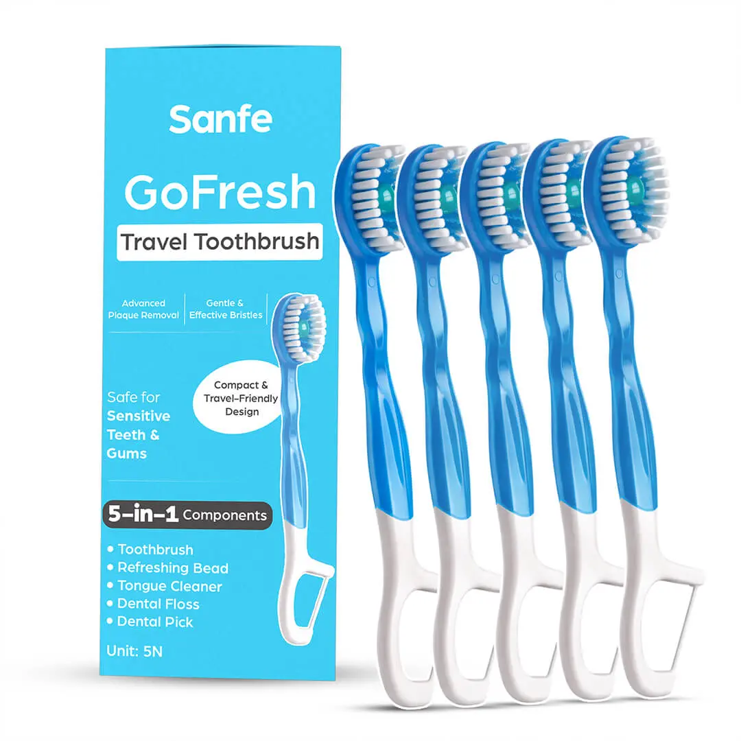 Sanfe Gofresh Travel Toothbrush 1
