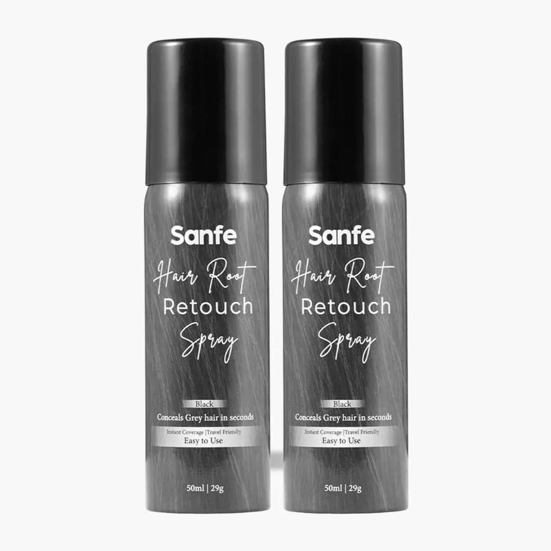 Grey To Black Instant Touch-Up Spray (Pack Of 2) 1