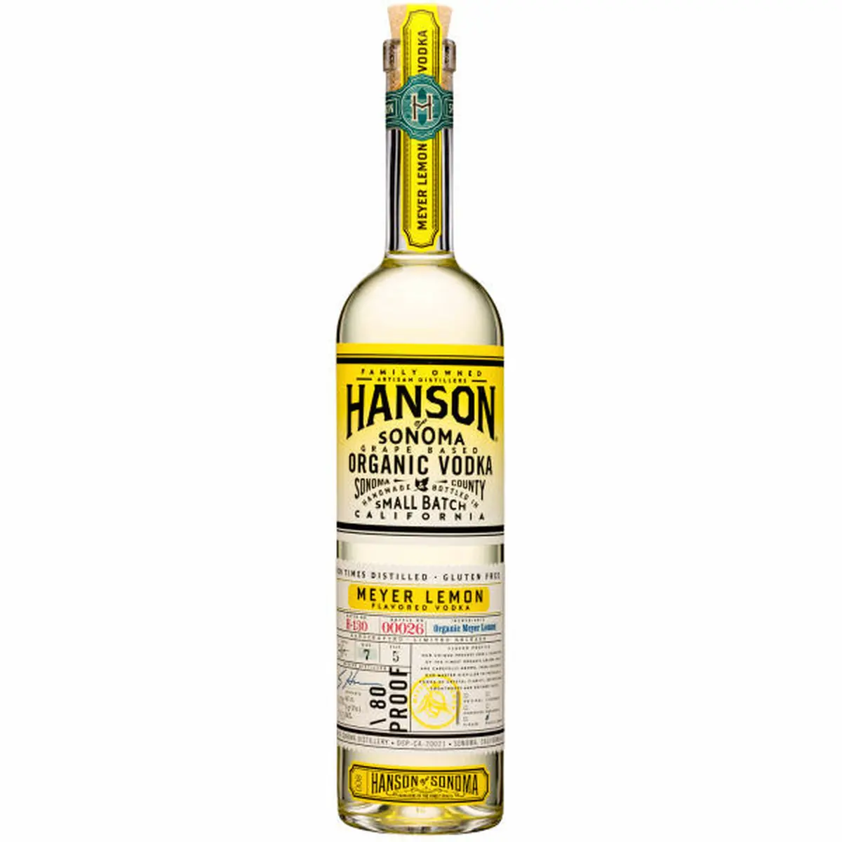 Hanson Organic Meyer Lemon Vodka 750Ml 1