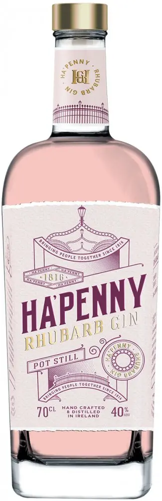 Ha'penny Pot Still Rhubarb Gin 750Ml 1