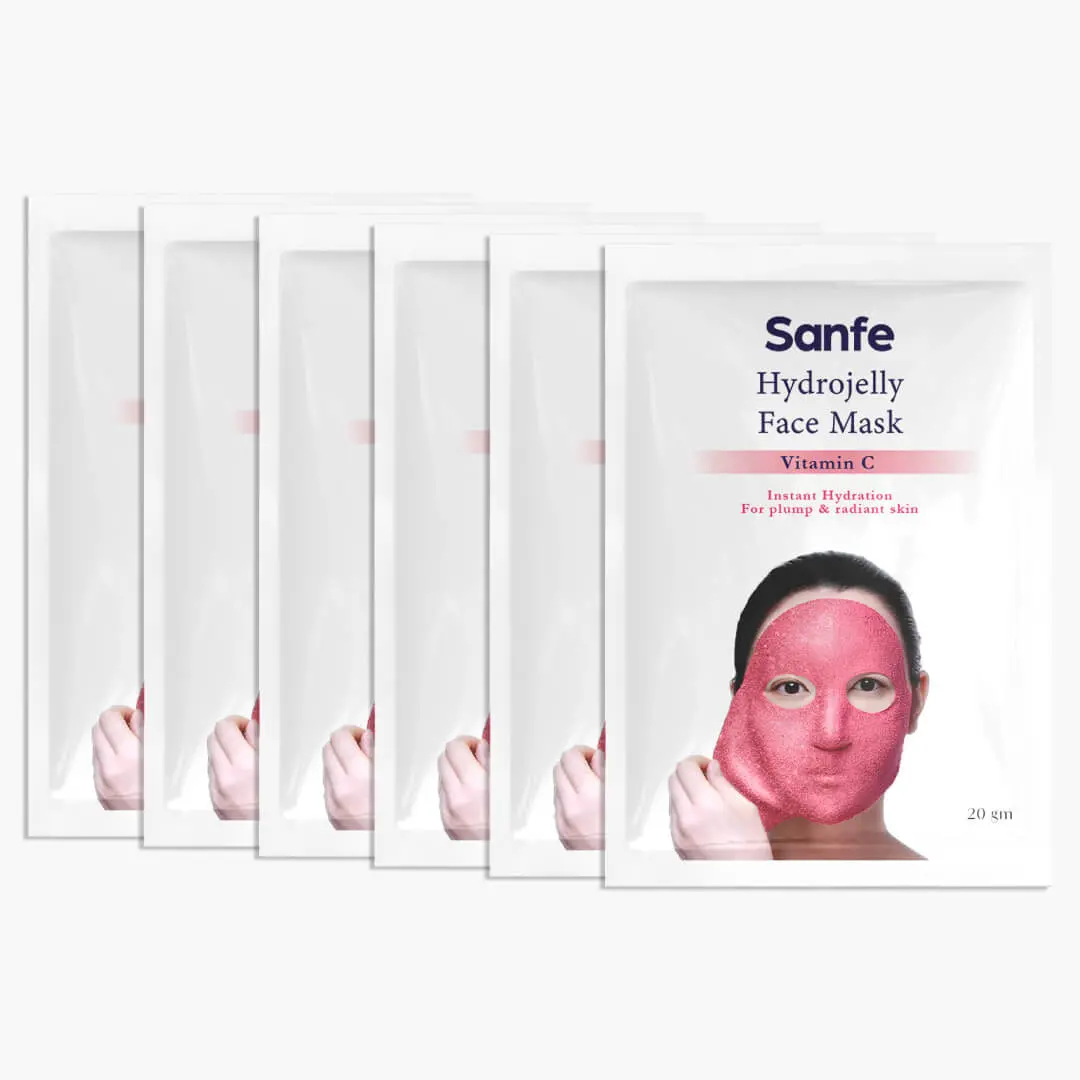 Sanfe Hydrojelly Alginate Face Mask 20G (Pack Of 6) 1