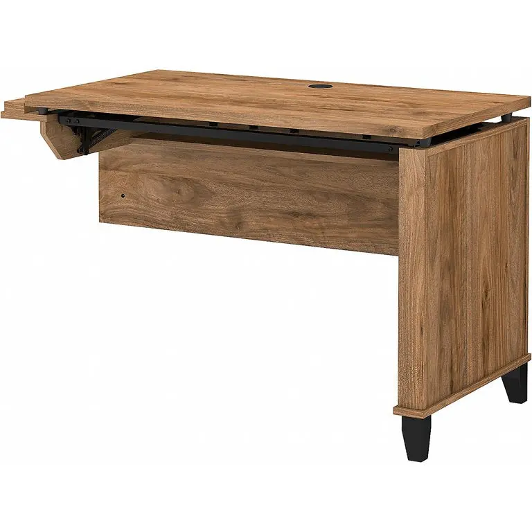 Bush Furniture Somerset 29"-41" Adjustable Desk Fresh Walnut 1