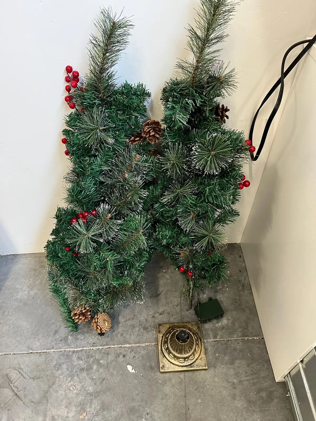 2 3’ Pre-Lit Christmas Trees 1
