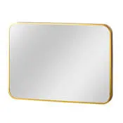 Aluminum Frame Wall Mirror 26-In W X 37.8-In H 1