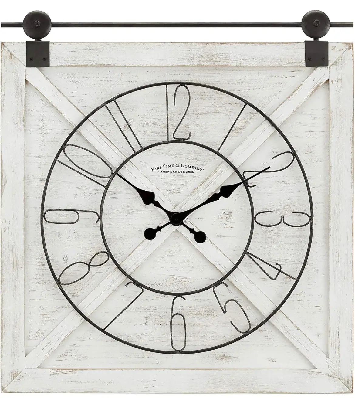 Barn Door Wall Clock 1