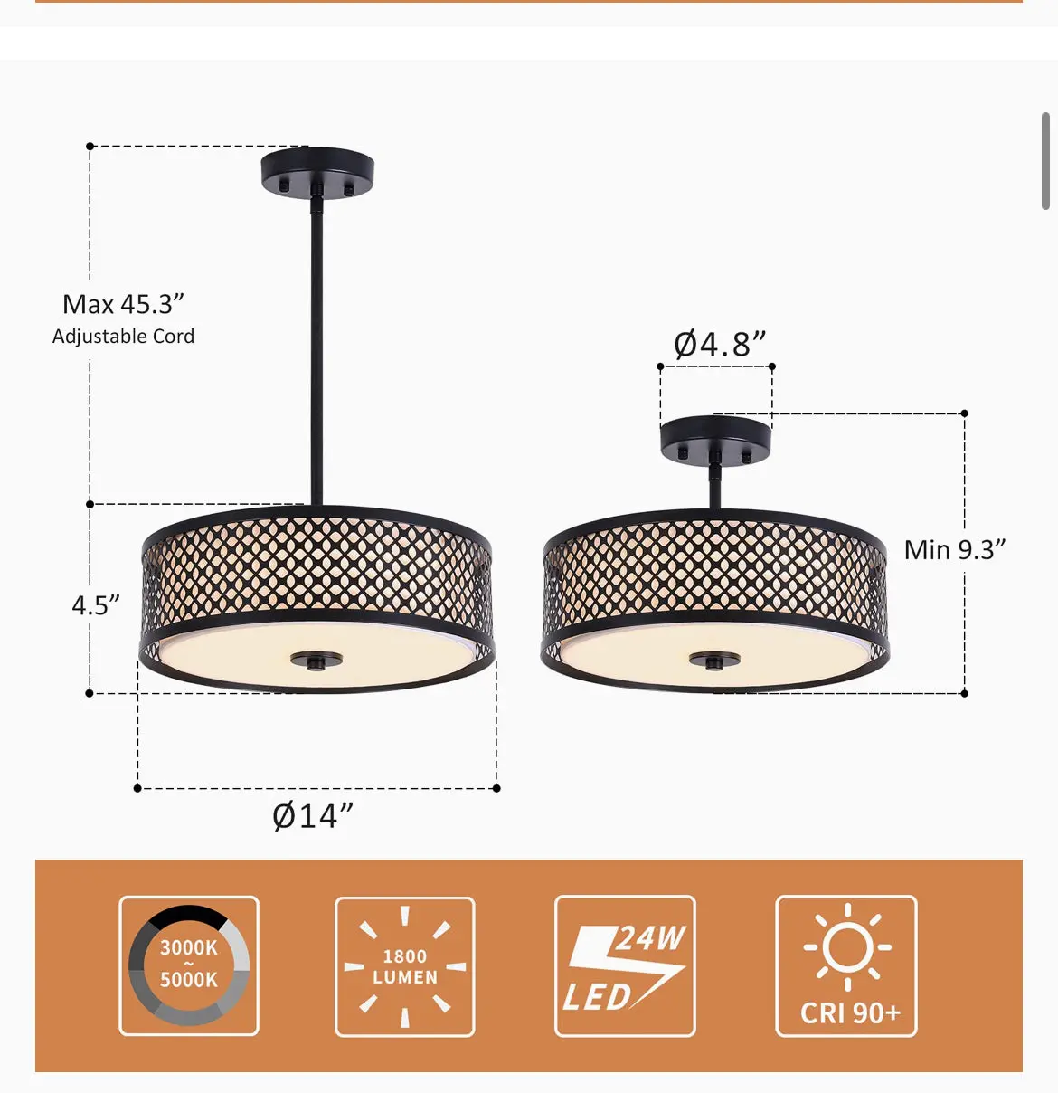 Ceiling Light Fixture 1