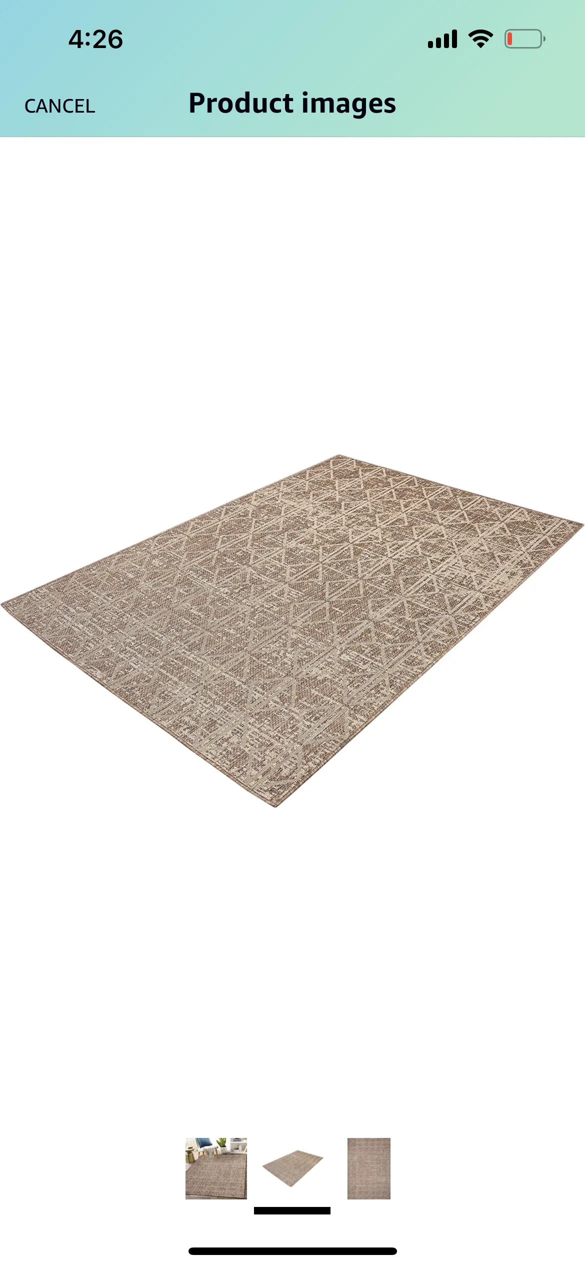 Rugbuggery Indoor Outdoor Moroccan Panel Area Rug 8'X10' 1