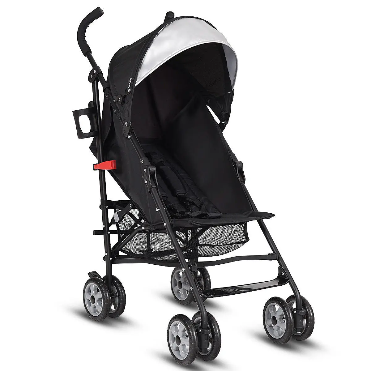 Costway Folding Baby Toddler Umbrella Travel Stroller With Storage Basket 1
