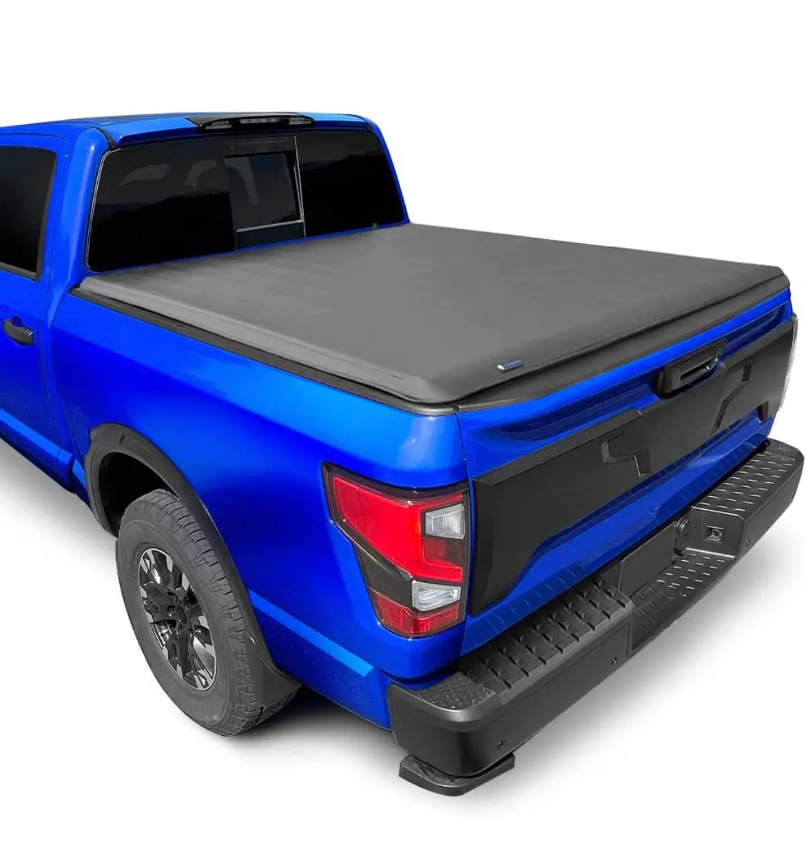 Tyger Auto T1 Soft Roll Up Truck Bed Tonneau Cover Compatible With 2017-2022 Nissan Titan 5.5’ Bed 1