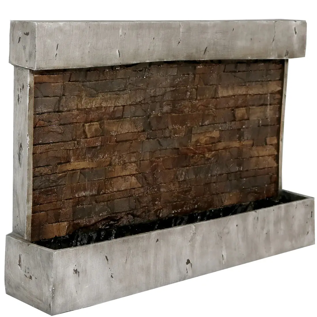 Sunnydaze Ancient Outdoor Waterfall Fountain - 24-Inch 1