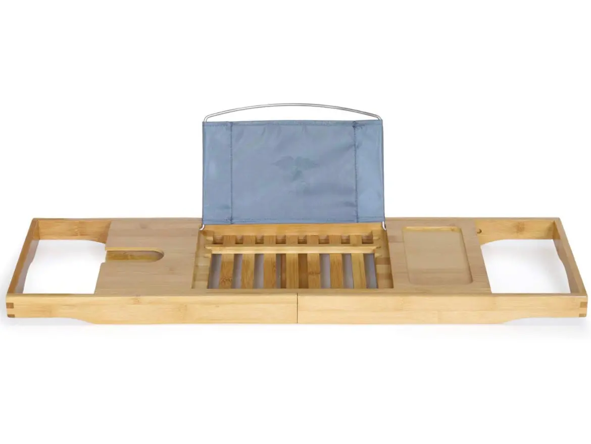 Bamboo Bathtub Caddy 1