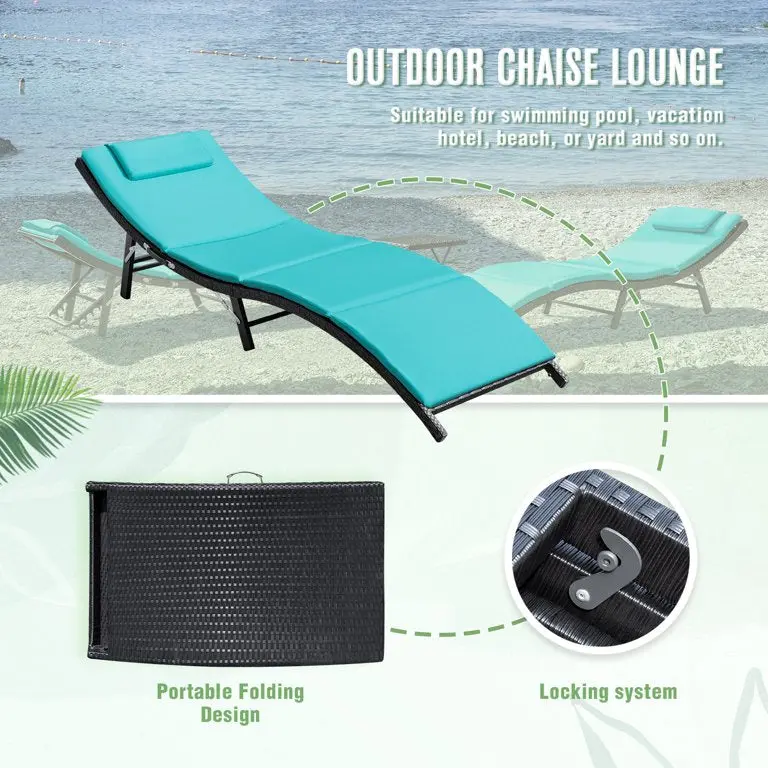 2 Set Patio Lounge Chairs 1