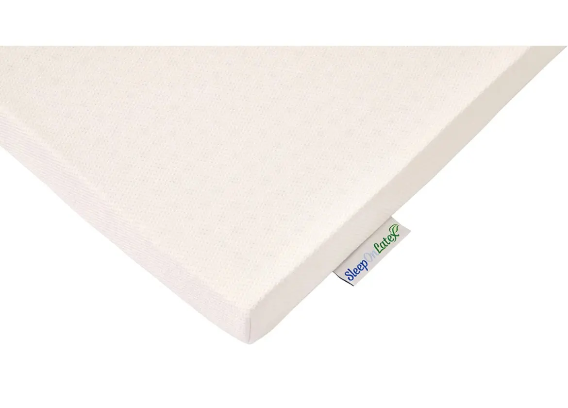 Pure Green Natural Latex Mattress Topper W/Cover - Medium Firmness - 2 Inch - Twin Size (Gols Certified Organic) 1