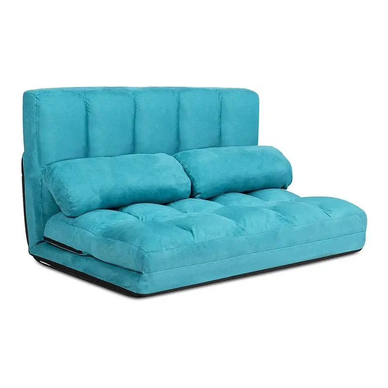 6-Position Adjustable Lounge Couch In Blue 1