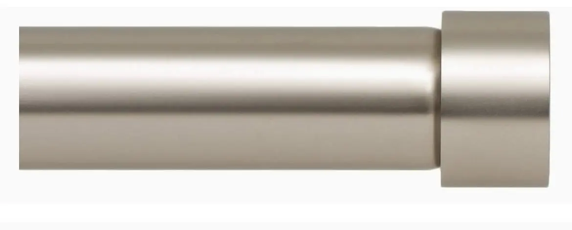 Satin Nickel Tension Curtain Rod 1