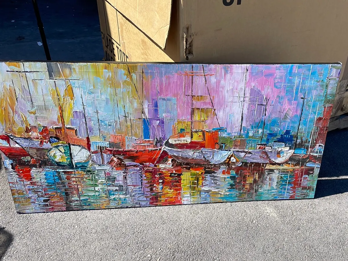 Abstract Painting 24X48 1