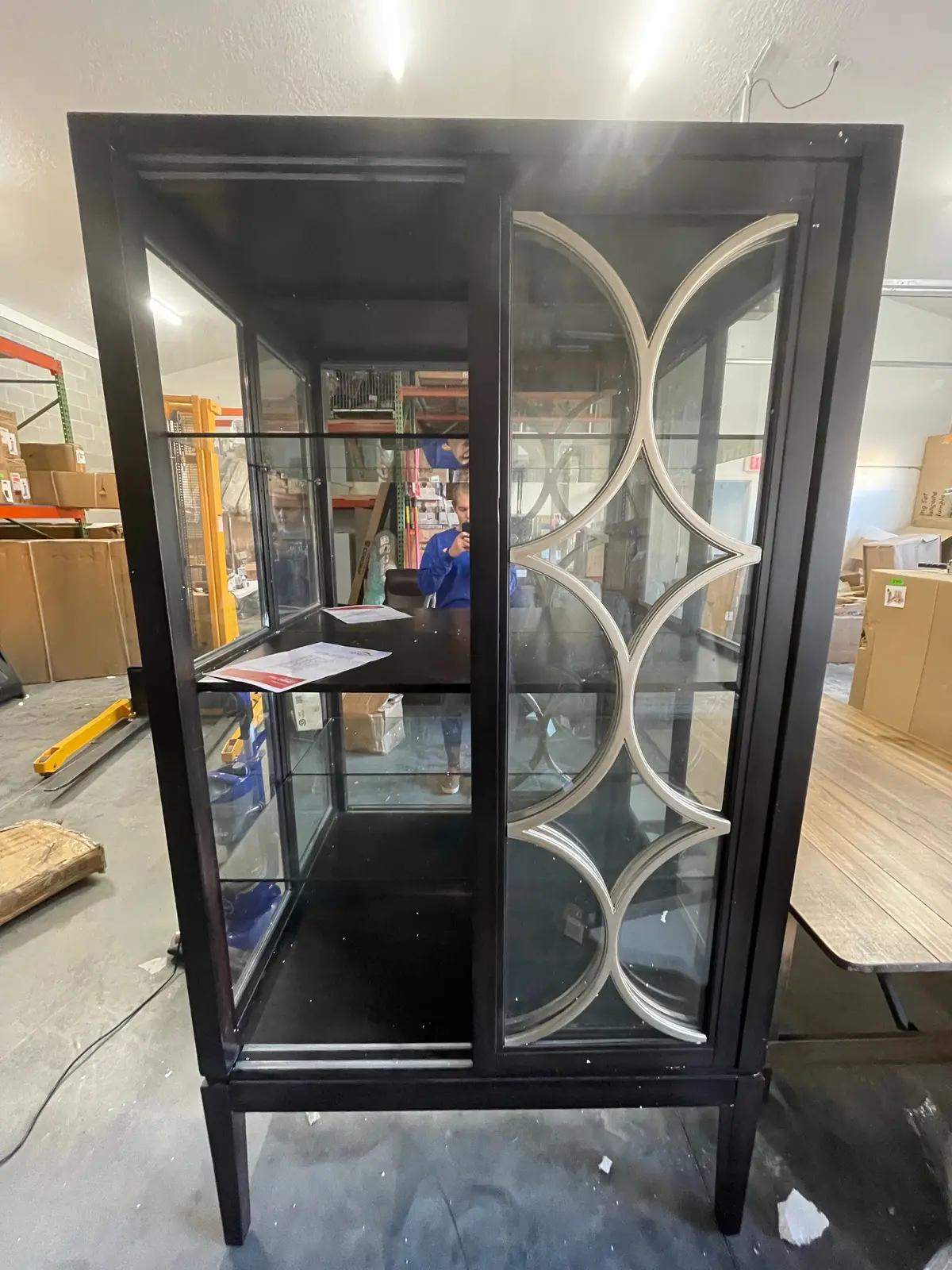 2 Door Curio Cabinet 1