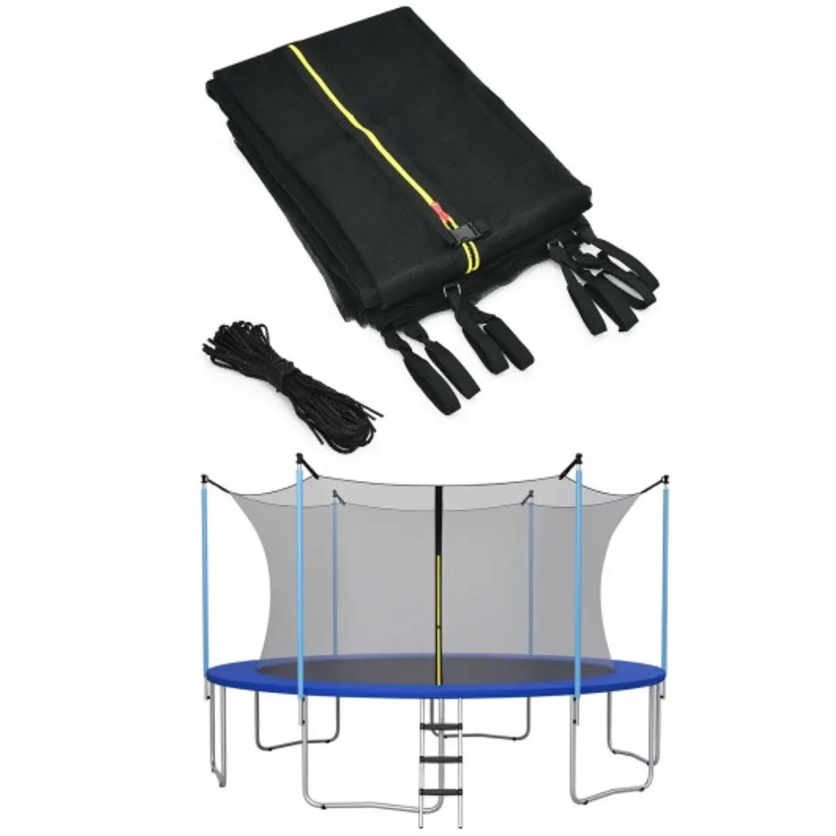 Trampoline Safety Net W/Adjustable Straps 1