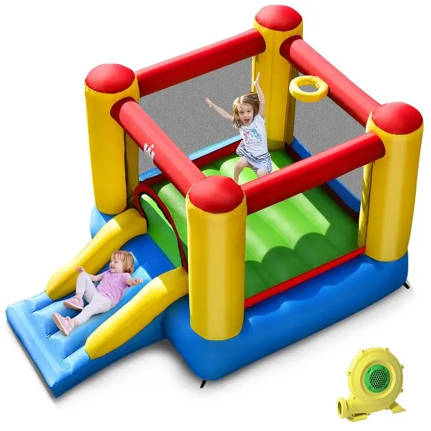 Costway Inflatable Bouncer Kids Bounce House 1