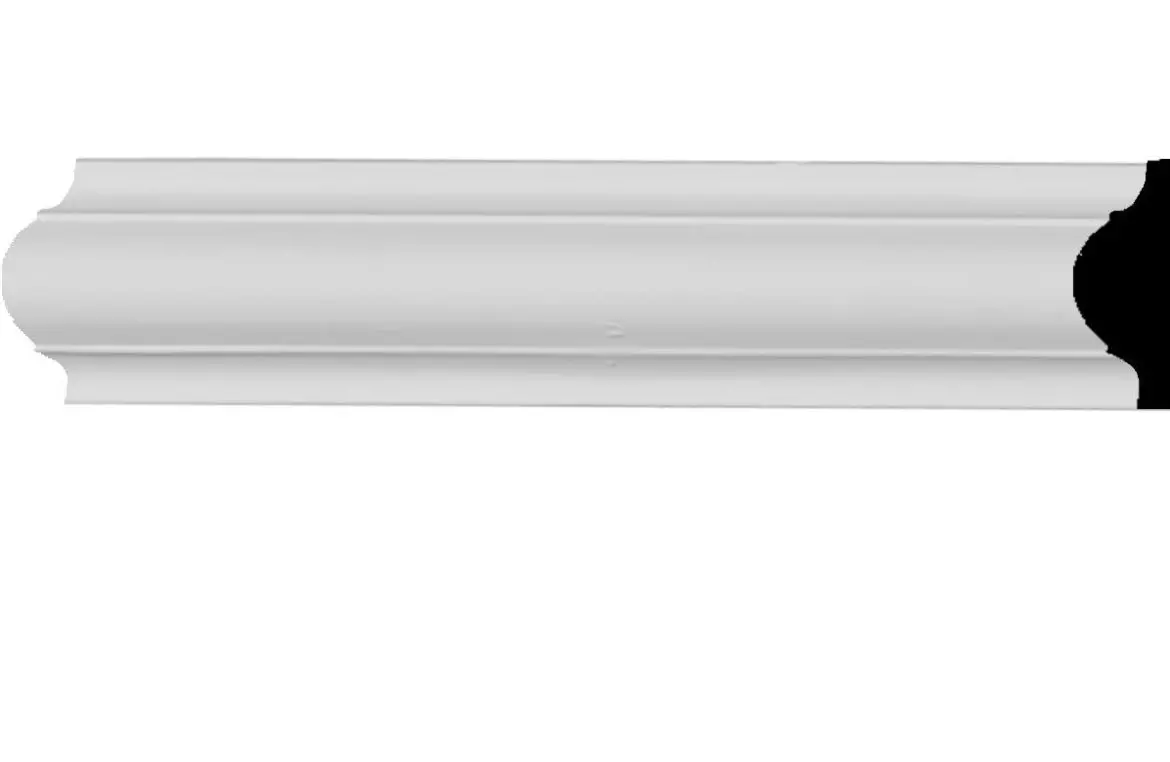 Ekena Millwork Pml01x00as-Case-12 Ashford Smooth (6-Pack) Panel Moulding, 1 5/8"H X 1/2"P X 94 1/2"L, Primed 1