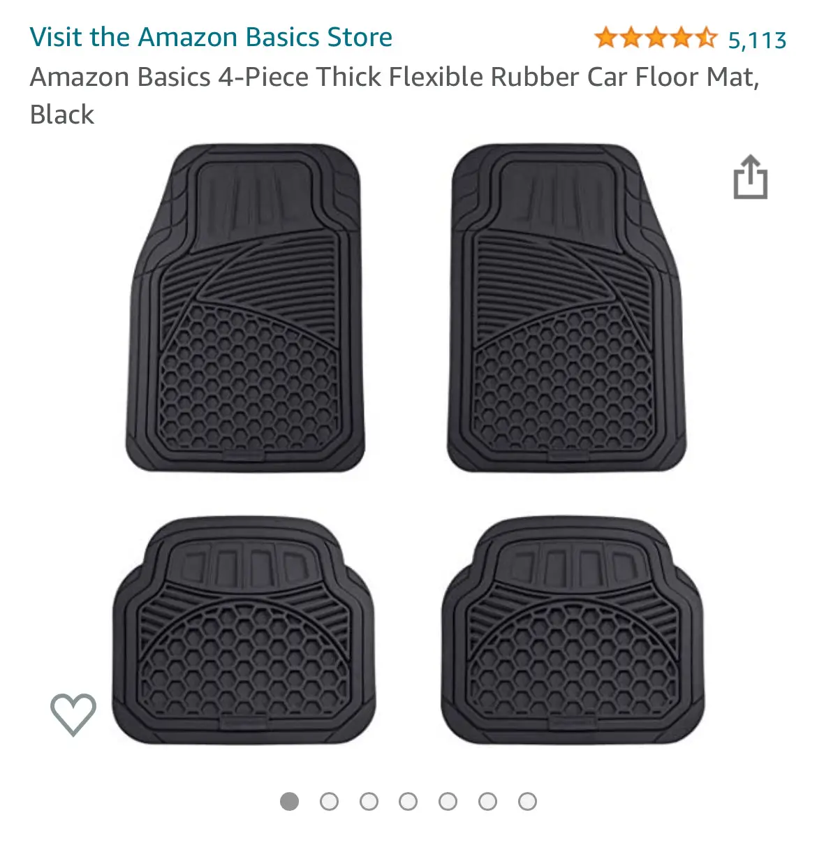 Car Mats - Fit In Most Cars 1