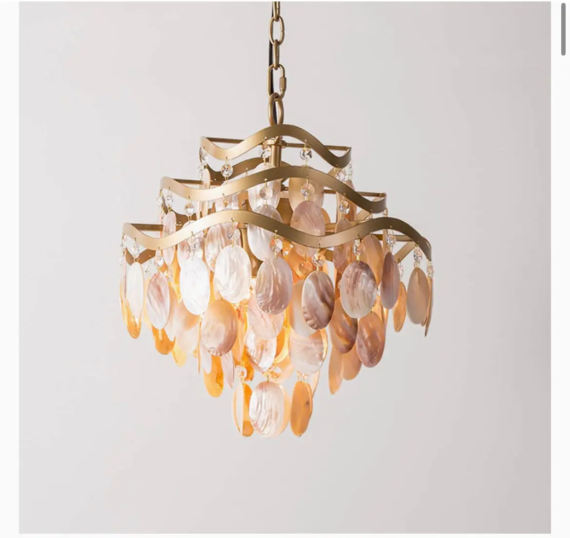 Rustic Shell Chandelier 1