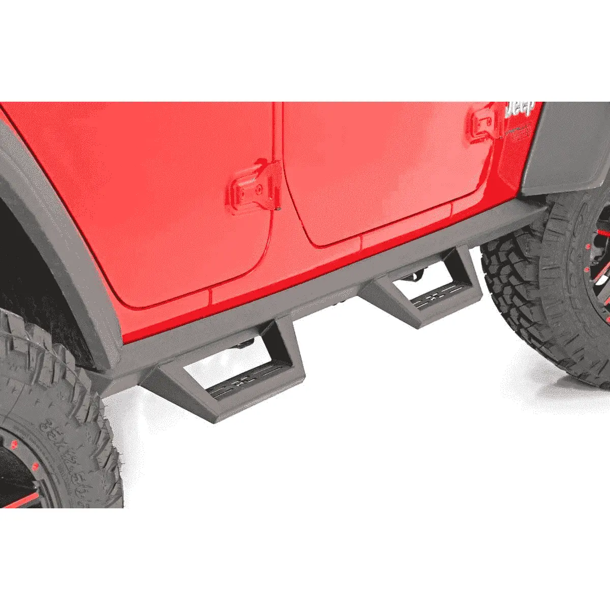 Rough Country Jeep Wrangler Jl Fabricated Drop Steps | 4-Door (Free Shipping To Lower 48) 1