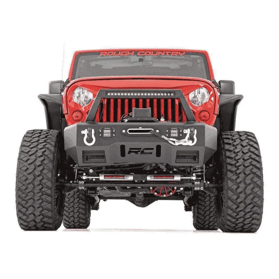 Rough Country Jeep Wrangler Jk Flat Fender Flares 1