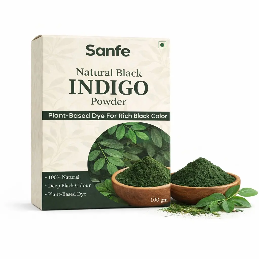 Indigo Powder - Organic Heena Powder For Black Hair - 100G 1