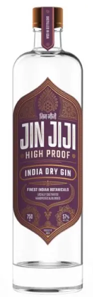 Jin Jiji High Proof India Dry Gin 114 Proof 750Ml 1