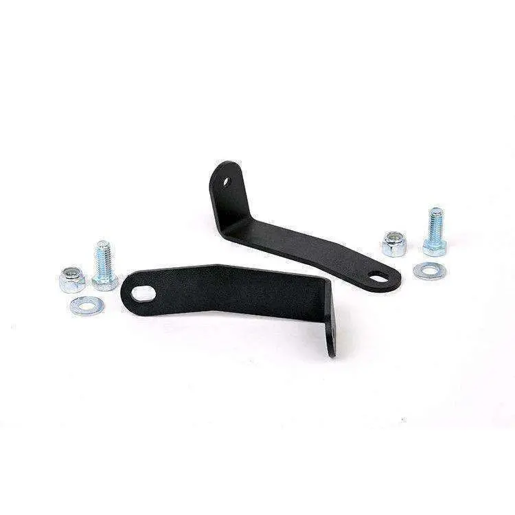 Jk/Xj/Ty/Yj 20 Inch Dual Row Led Bumper Hoop Mounting Brackets 1