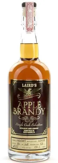 Laird's Apple Brandy Single Cask 4 Year Old 750Ml 1
