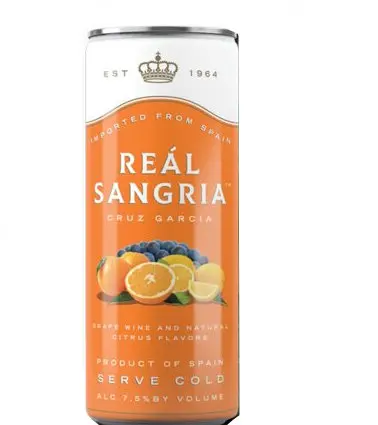 Cruz Garcia Real Red Sangria 4Pk Cans 1