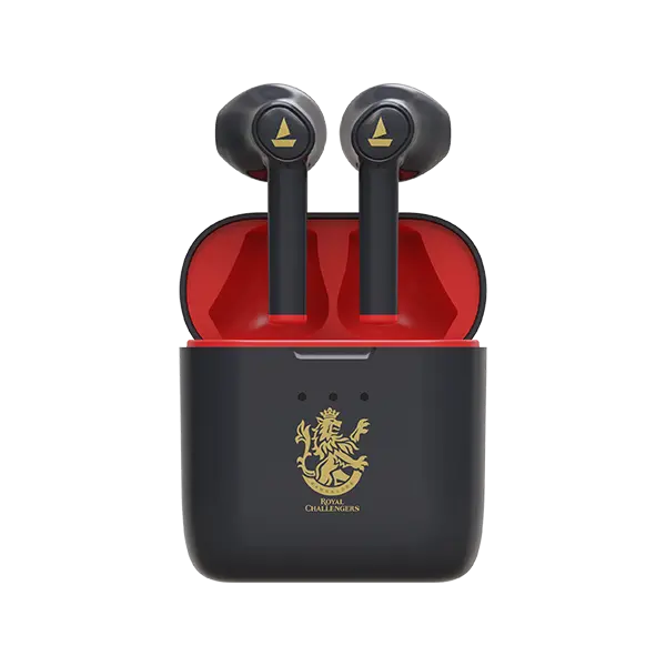 Boat Airdopes 131 Rcb Edition | Wireless Earbuds With 13Mm Drivers, 12 Hours Playback, Iwp Feature, Bluetooth V5.0 1