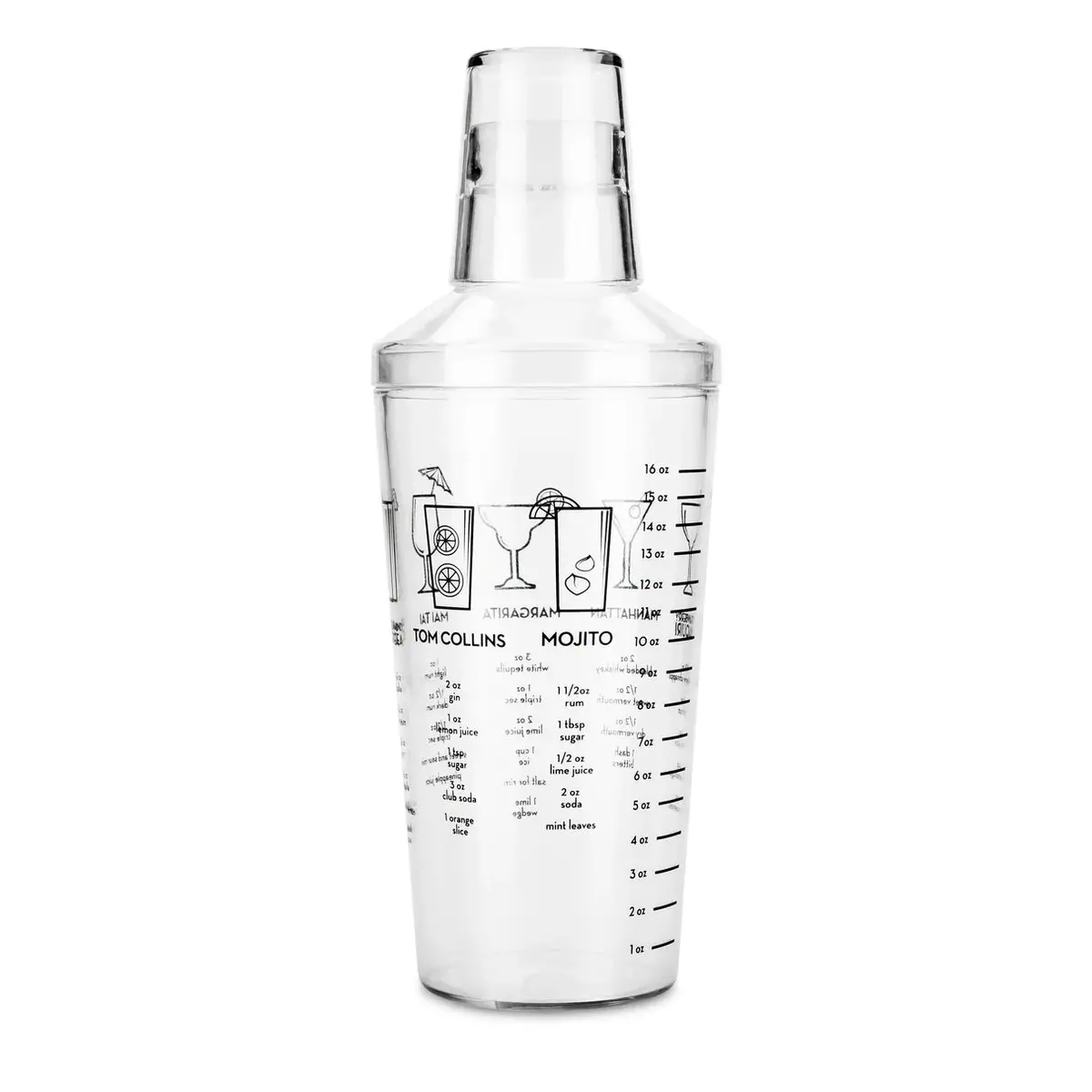 True Maraca Recipe Shaker 16Oz 1