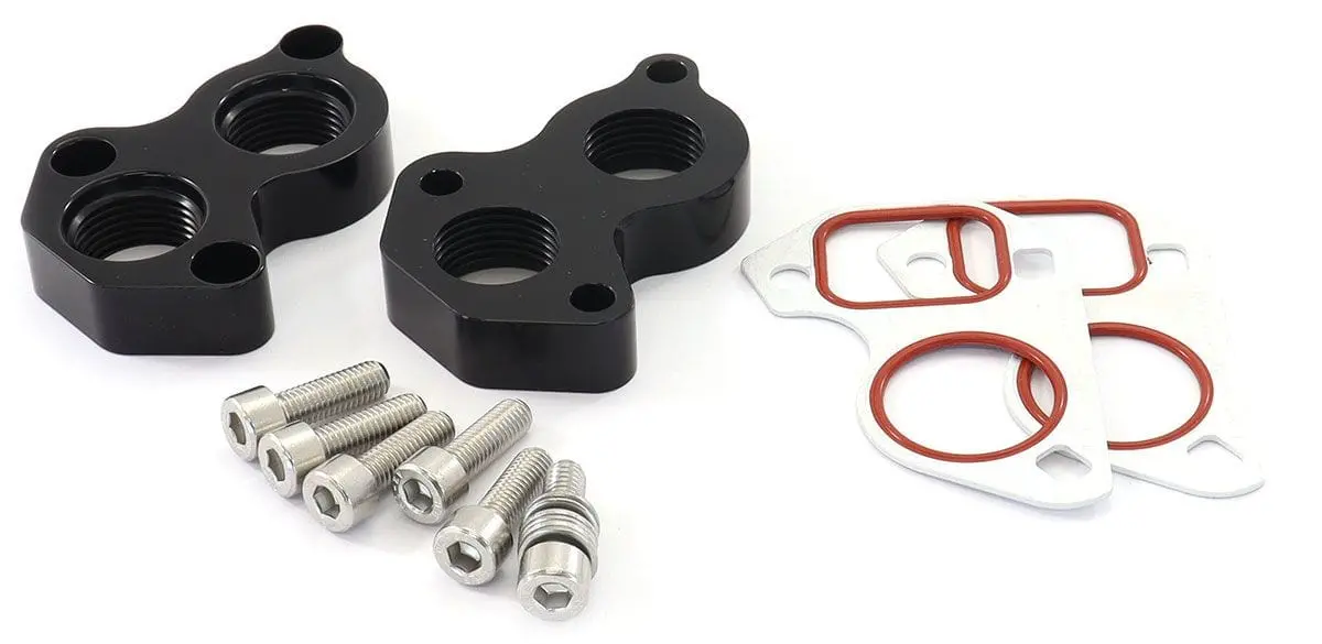 Black Block Adapter Set For Custom Engine Mounting Applications 1