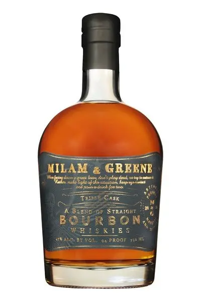 Milam & Greene Triple Cask Straight Bourbon Blend Whiskey 750Ml 1