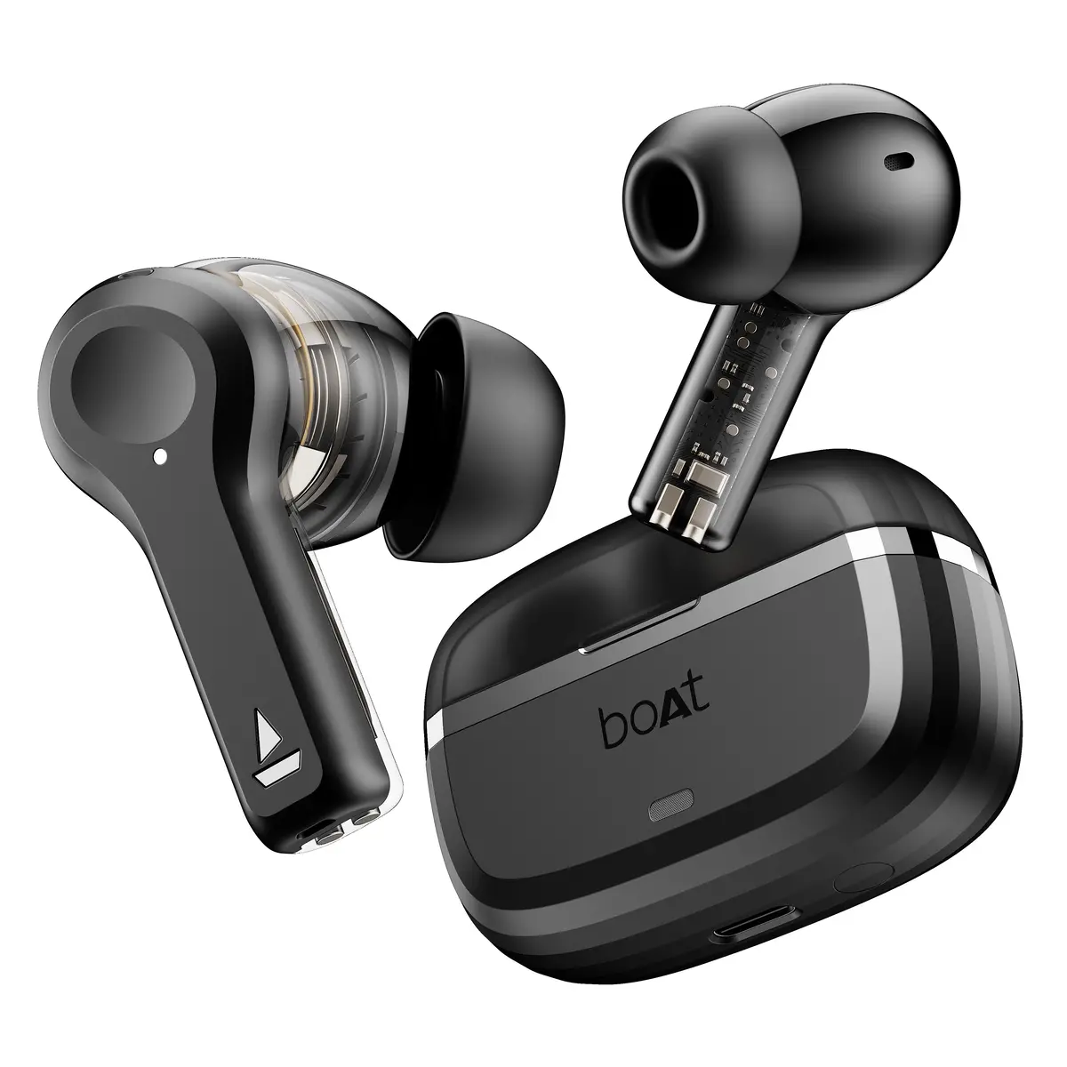 Boat Nirvana Space | Tws Earbuds With Boat 360º Spatial Audio, 32Db Active Noise Cancellation 1