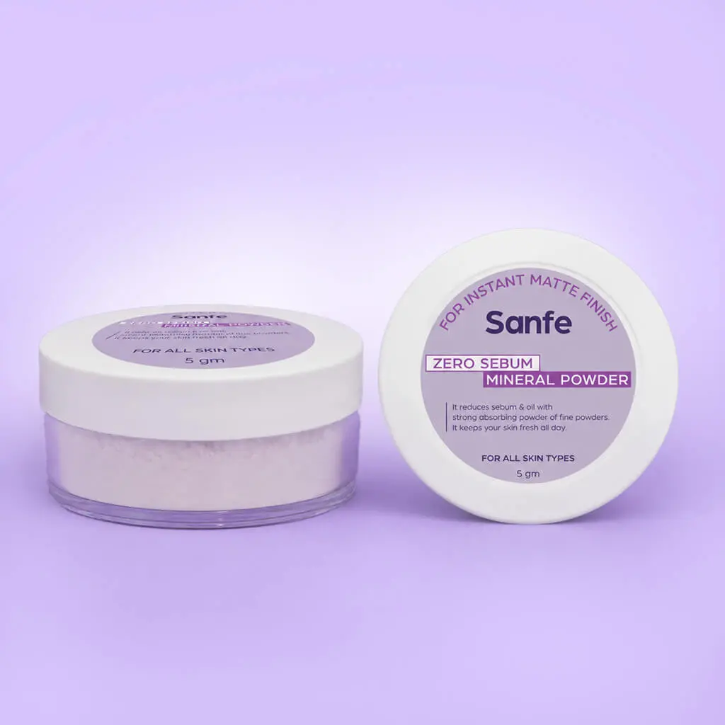 Sanfe No Sebum Mineral Powder  For All Skin Types, 5Gm 1