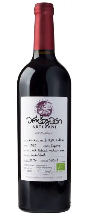 Artevani Kindzmarauli Organic Semi Sweet 750Ml 1