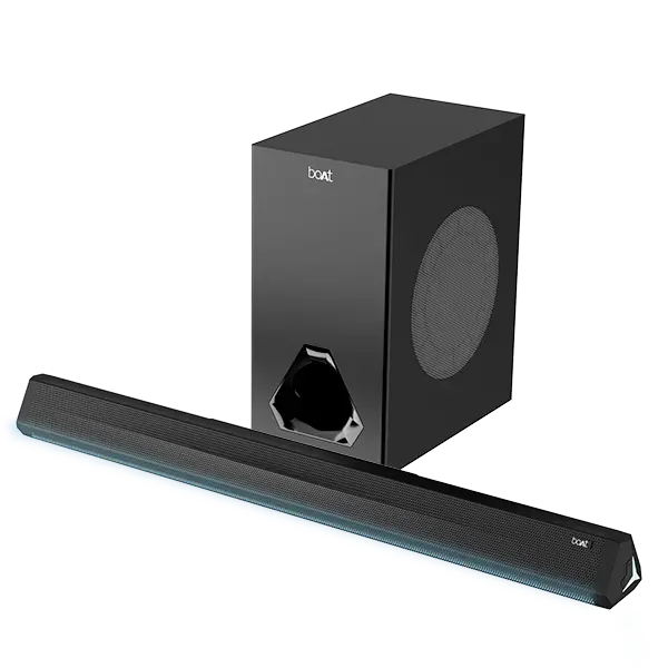 Boat Aavante Orion | Bluetooth Soundbar With 2.1 Channel, Wired Subwoofer, 160W Rms Sound, Bluetooth V5.3, Aux, Usb, Optical 1