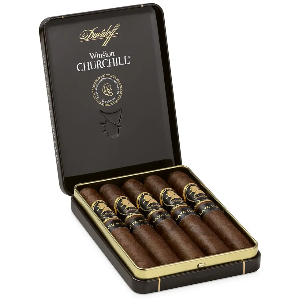 Davidoff Winston Churchill Late Hour Petit Panetella 5Pk 1