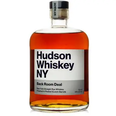 Hudson Back Room Deal Peated Rye Whiskey 750Ml 1