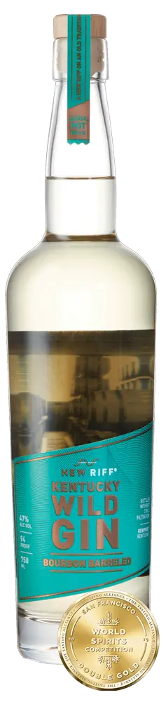 New Riff Bourbon-Barreled Kentucky Wild Gin 750Ml 1