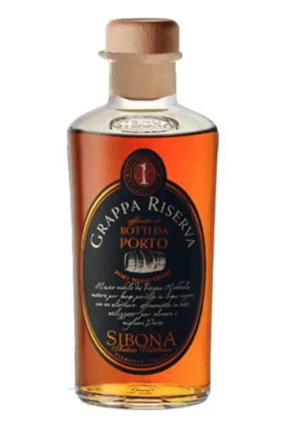Sibona Grappa Reserva Old Barrel Aged Port Barrel 1L 1