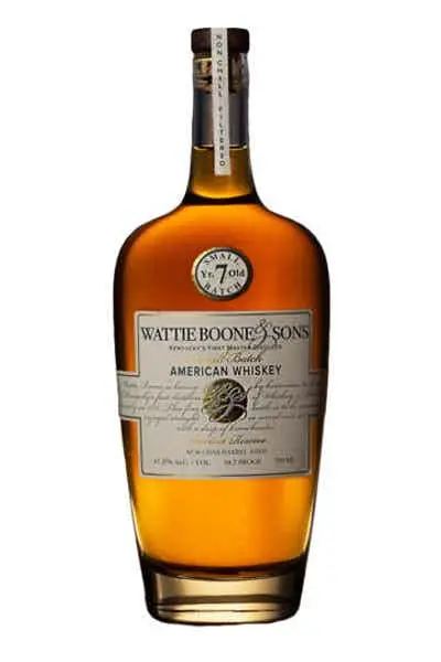 Wattie Boone & Sons American Whiskey Ancient Reserve 7 Year Old 750Ml 1