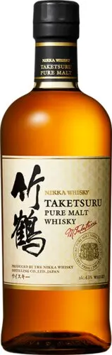 Nikka Pure Malt Taketsuru Japanese Malt Whisky White Label 750Ml 1