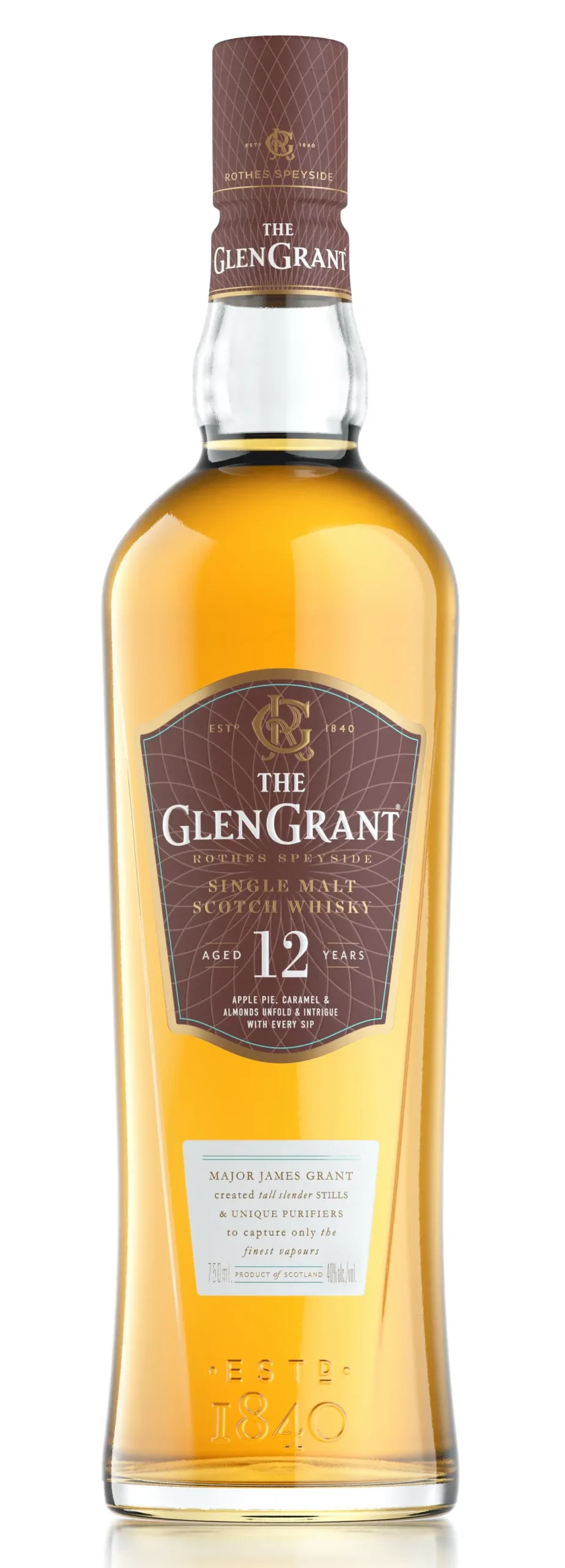 Glen Grant 12 Year Old Single Malt Whisky 750Ml 1