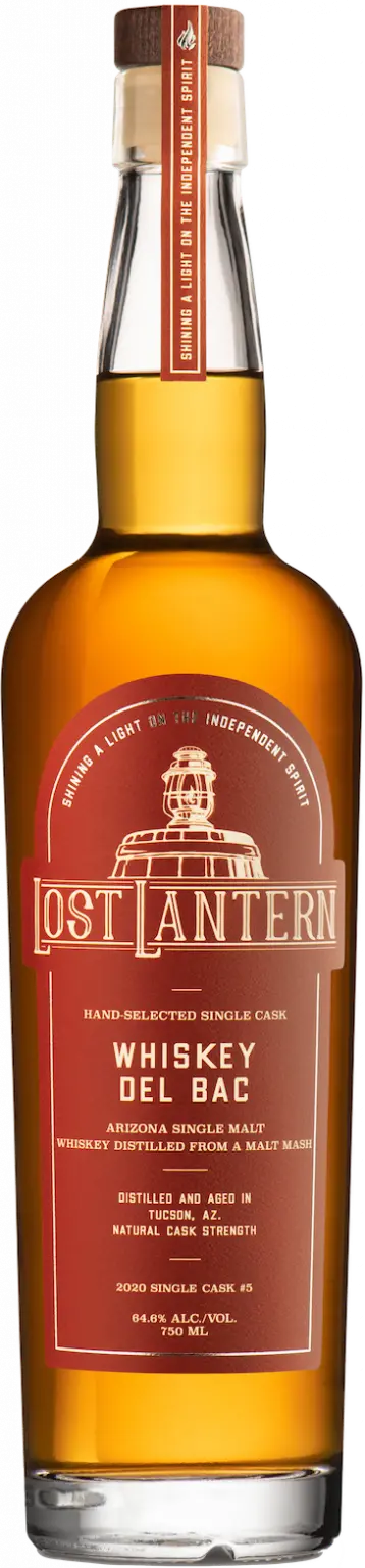 Lost Lantern Single Cask #5 Del Bac Arizona Single Malt Whisky 129.2Pf 750Ml 1