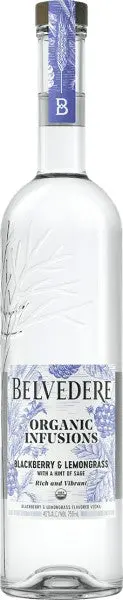 Belvedere Organic Infusions Blackberry & Lemongrass Vodka 750Ml 1